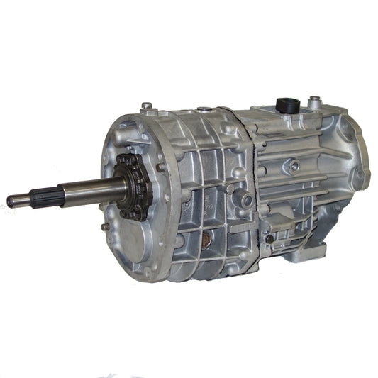 A remanufactured NV-3550 Manual Transmission by High Gear transmission on white