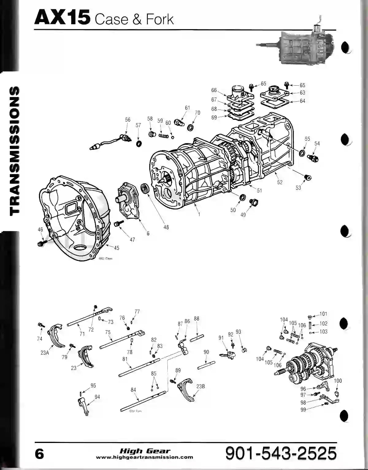Remanufactured AX-15 Manual Transmission for Jeep Wrangler | High Gear ...