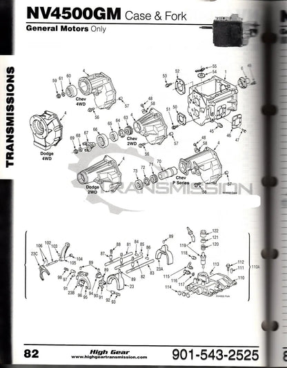 NV-4500 Manual Transmission