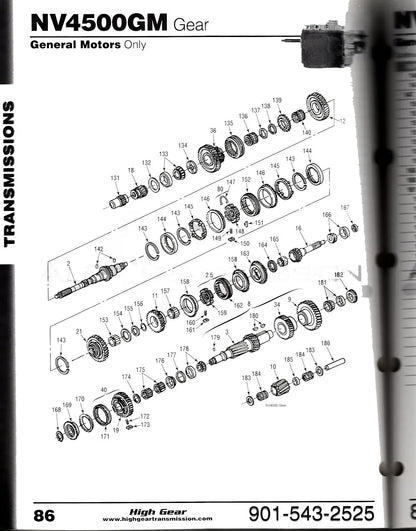 NV-4500 Manual Transmission